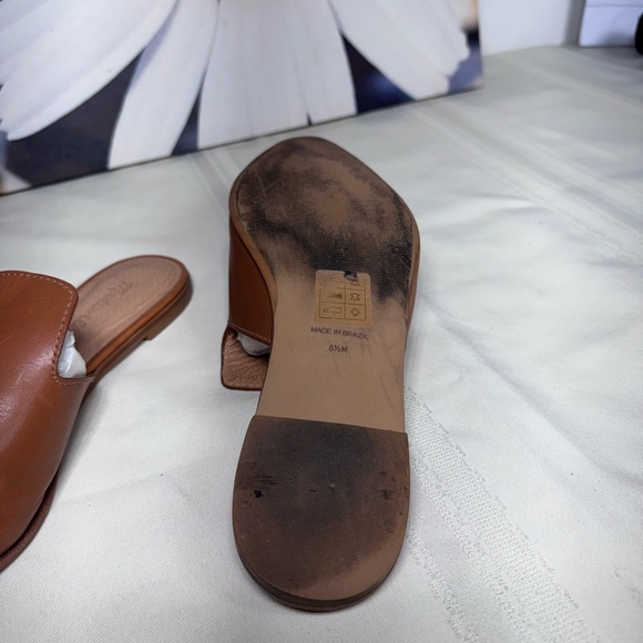 Madewell Brown Leather Mules - Picture 4 of 5